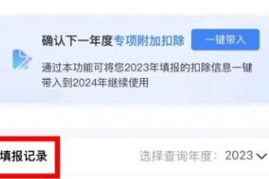 2024年个税专项附加扣除怎么确认